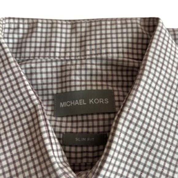 GUC Michael Kors & Calvin Klein Slim Dress Shirts - Set of 3. Size 16.5, 34/35. - Picture 8 of 8